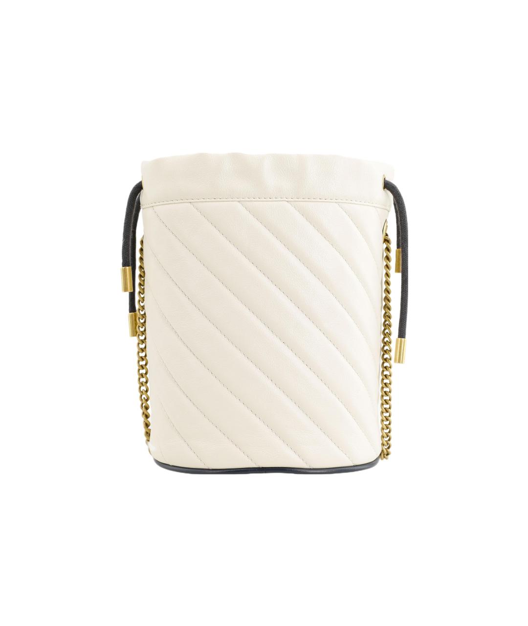 GUCCI Белая кожаная сумка через плечо, фото 3