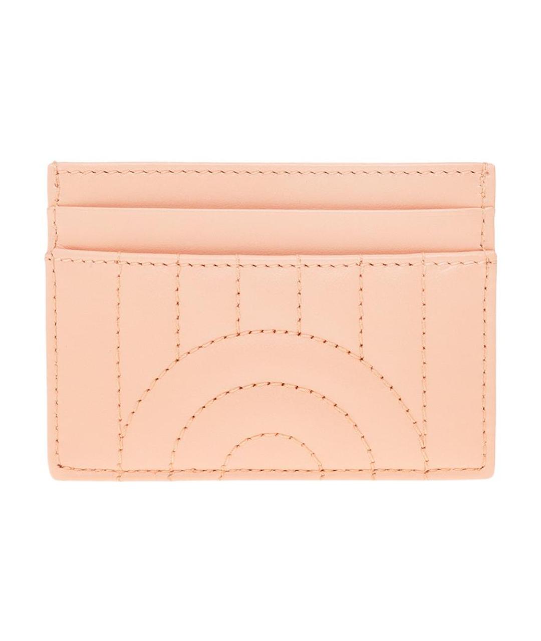 GUCCI Розовый кожаный кардхолдер, фото 2