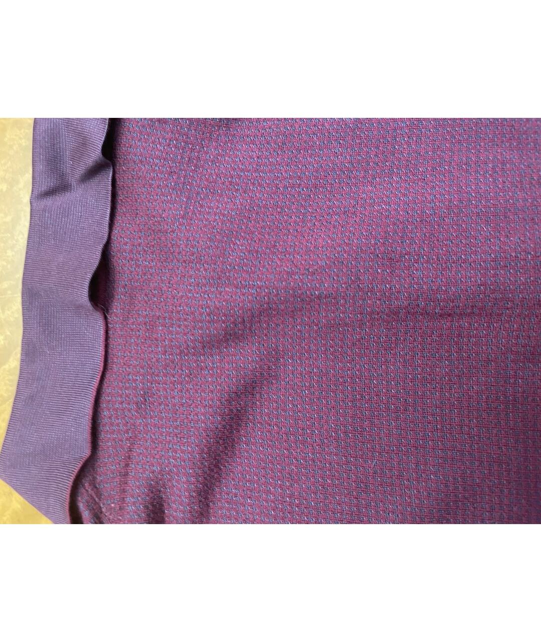 ZILLI Фиолетовое кашемировое поло с длинным рукавом, фото 4