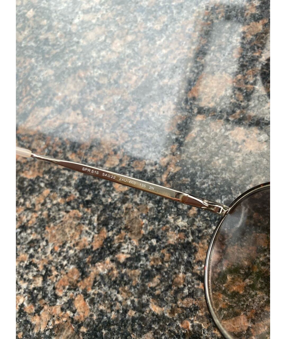 PRADA Антрацитовые металлические солнцезащитные очки, фото 3