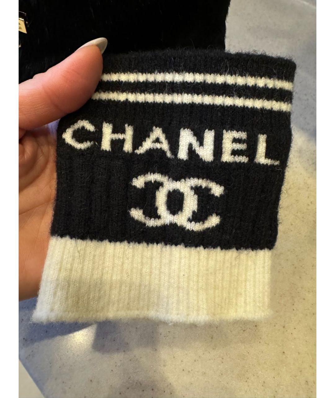 CHANEL Антрацитовые ботинки, фото 6