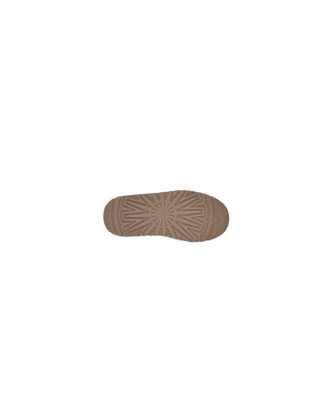 UGG AUSTRALIA Коричневые замшевые ботинки, фото 4