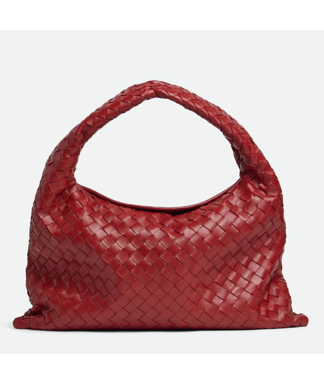 BOTTEGA VENETA Красная кожаная сумка с короткими ручками, фото 1