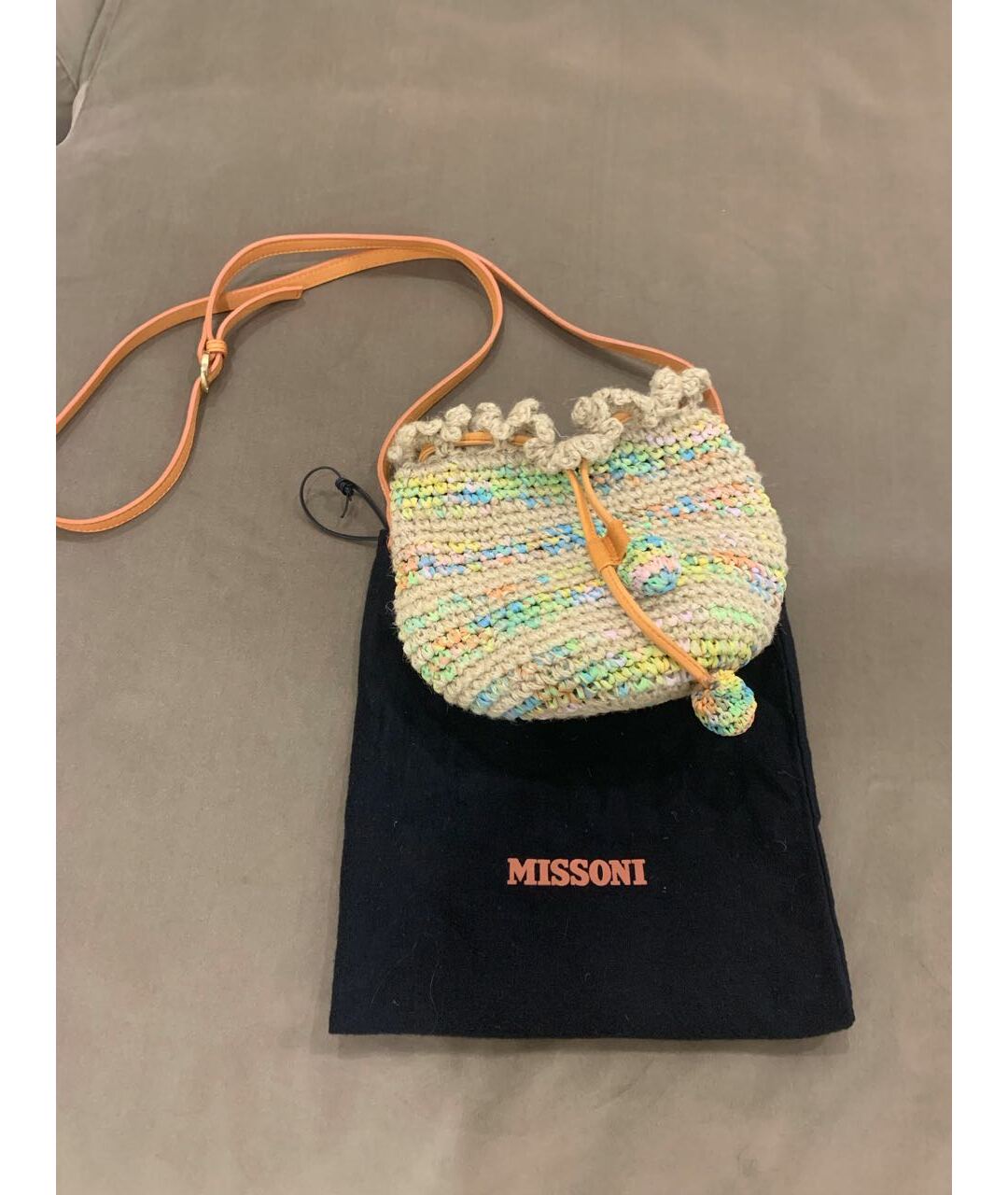 MISSONI Мульти пелетеная пляжная сумка, фото 2