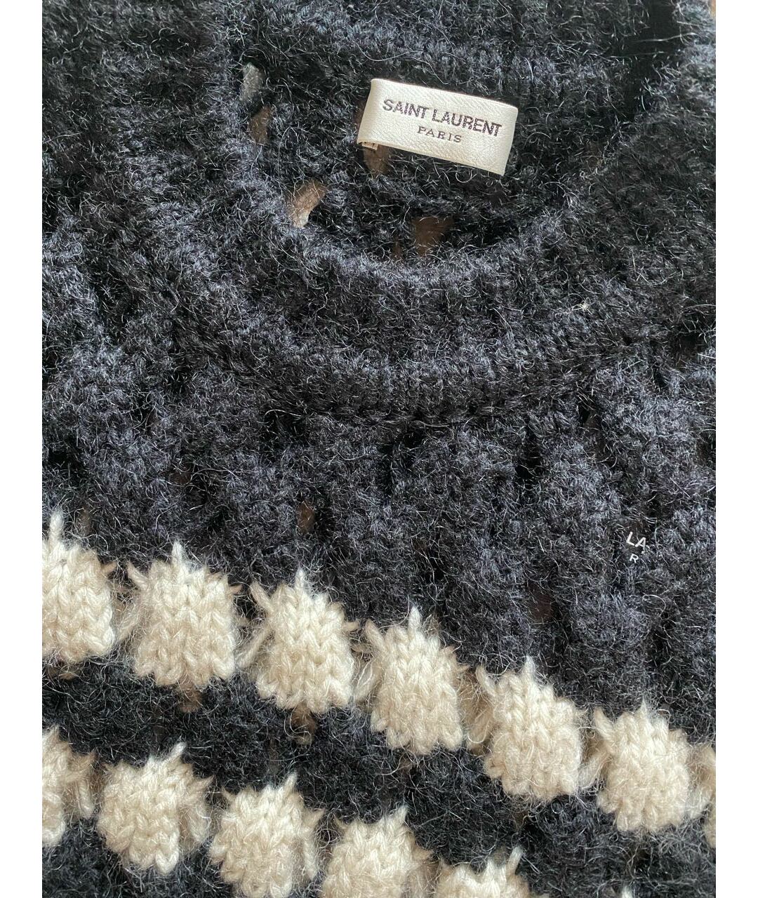 SAINT LAURENT Черный джемпер / свитер, фото 4