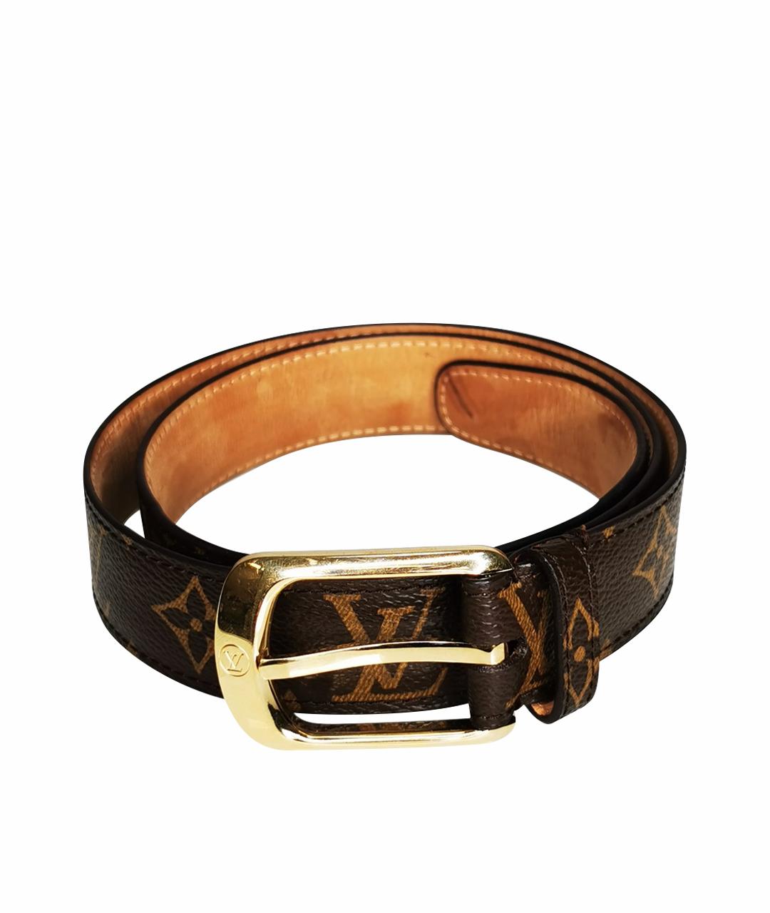 LOUIS VUITTON Коричневый ремень, фото 1