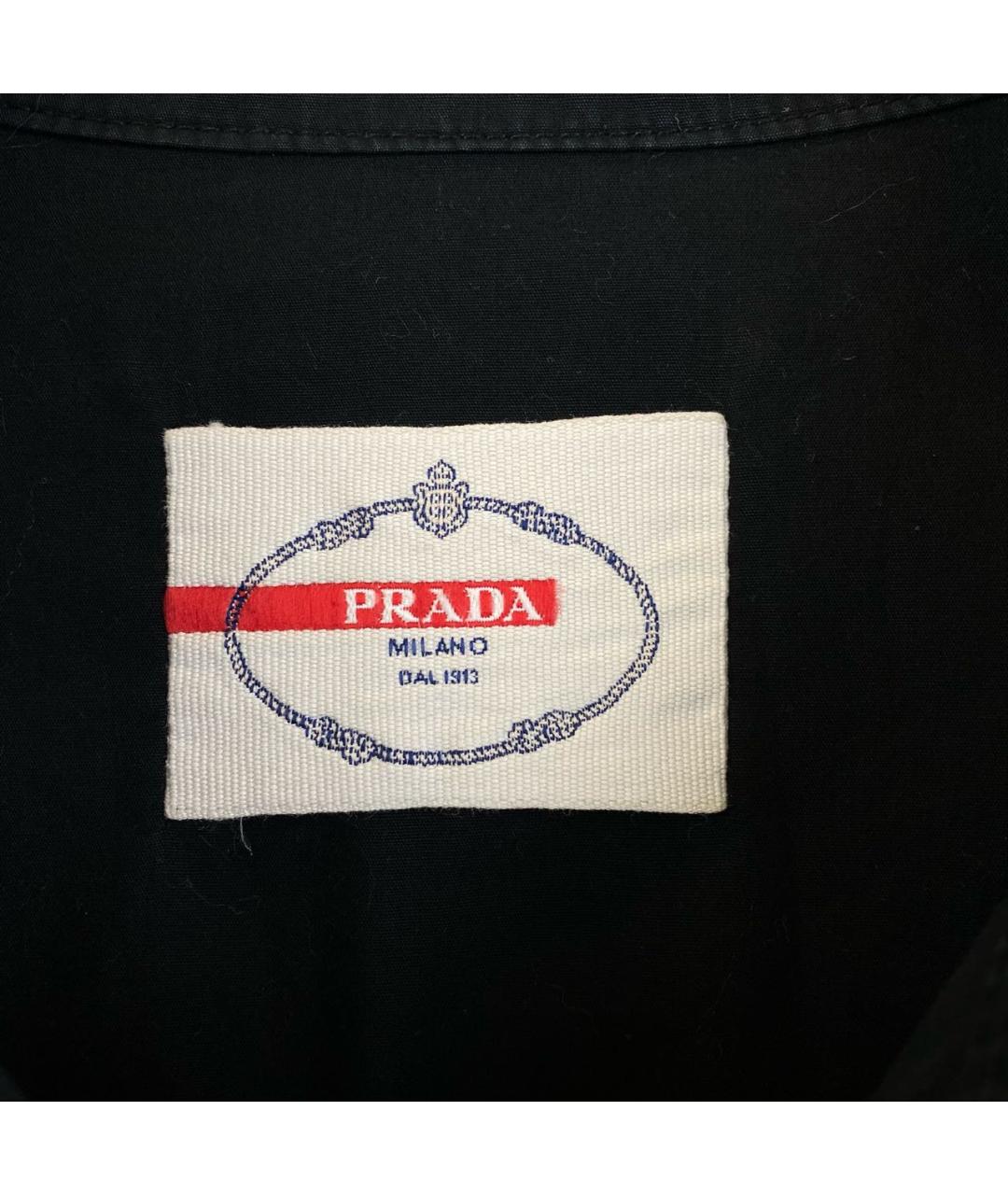 PRADA Темно-синяя хлопковая куртка, фото 3