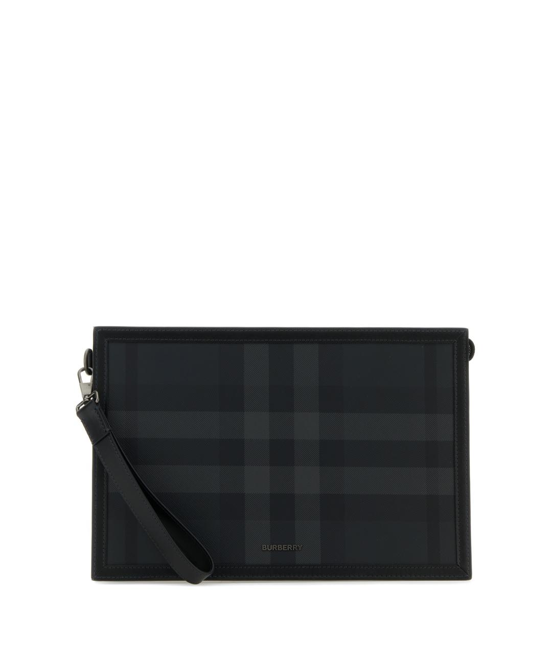 BURBERRY Серая барсетка, фото 1