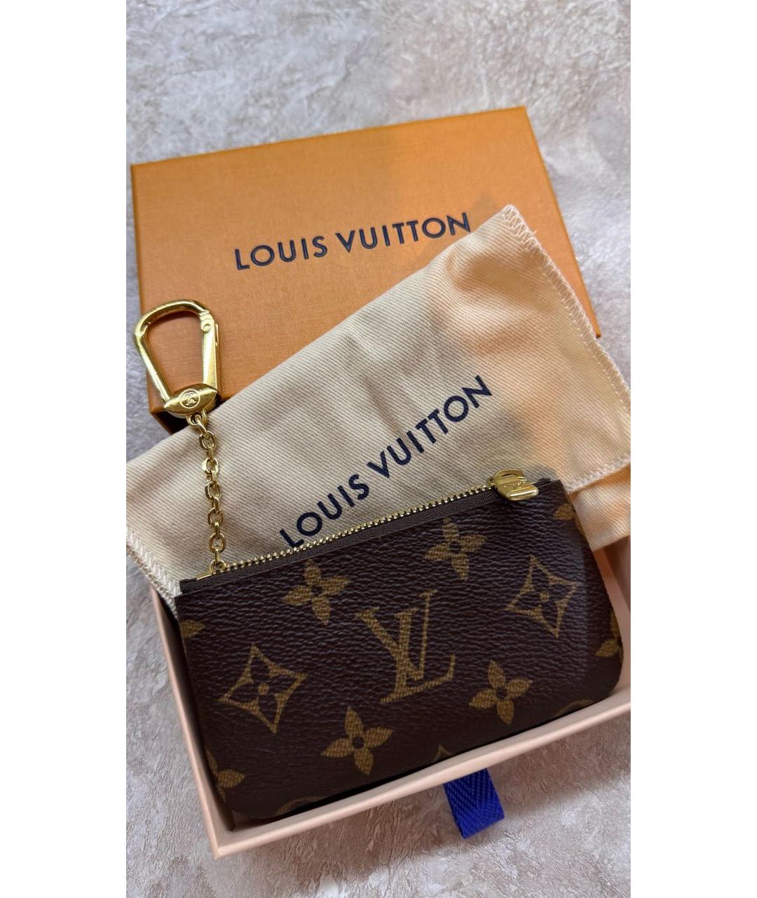 LOUIS VUITTON Коричневая ключница, фото 2