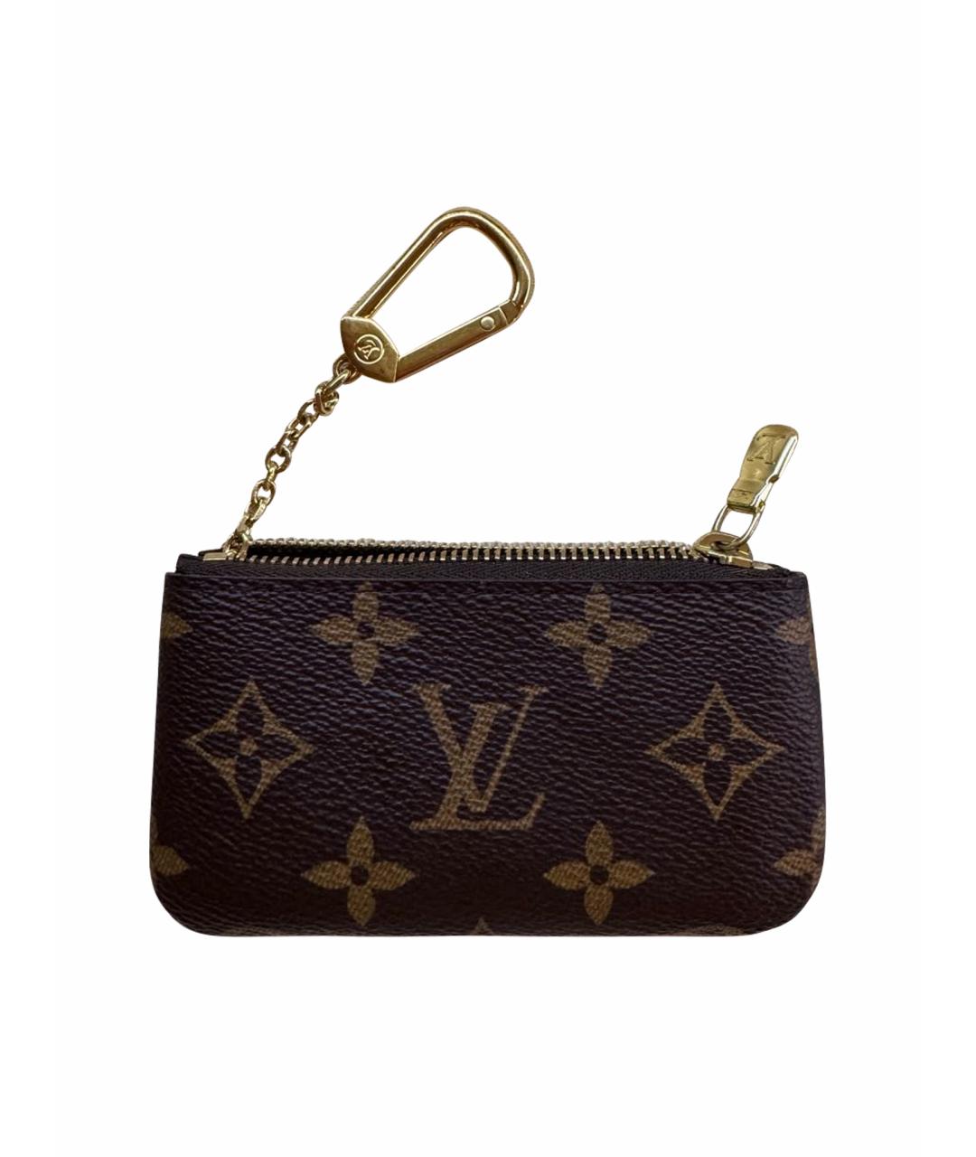 LOUIS VUITTON Коричневая ключница, фото 1