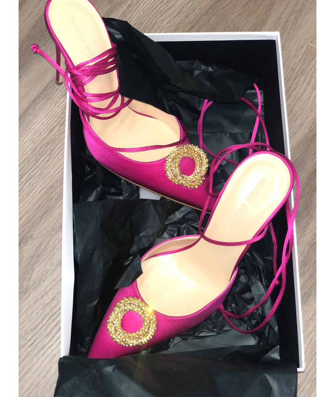 MAGDA BUTRYM Розовые текстильные туфли, фото 2