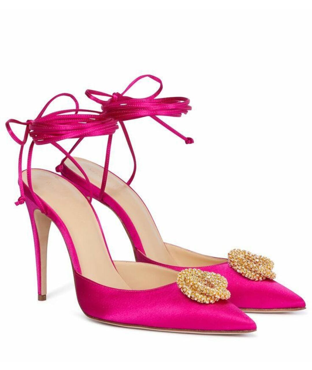MAGDA BUTRYM Розовые текстильные туфли, фото 1