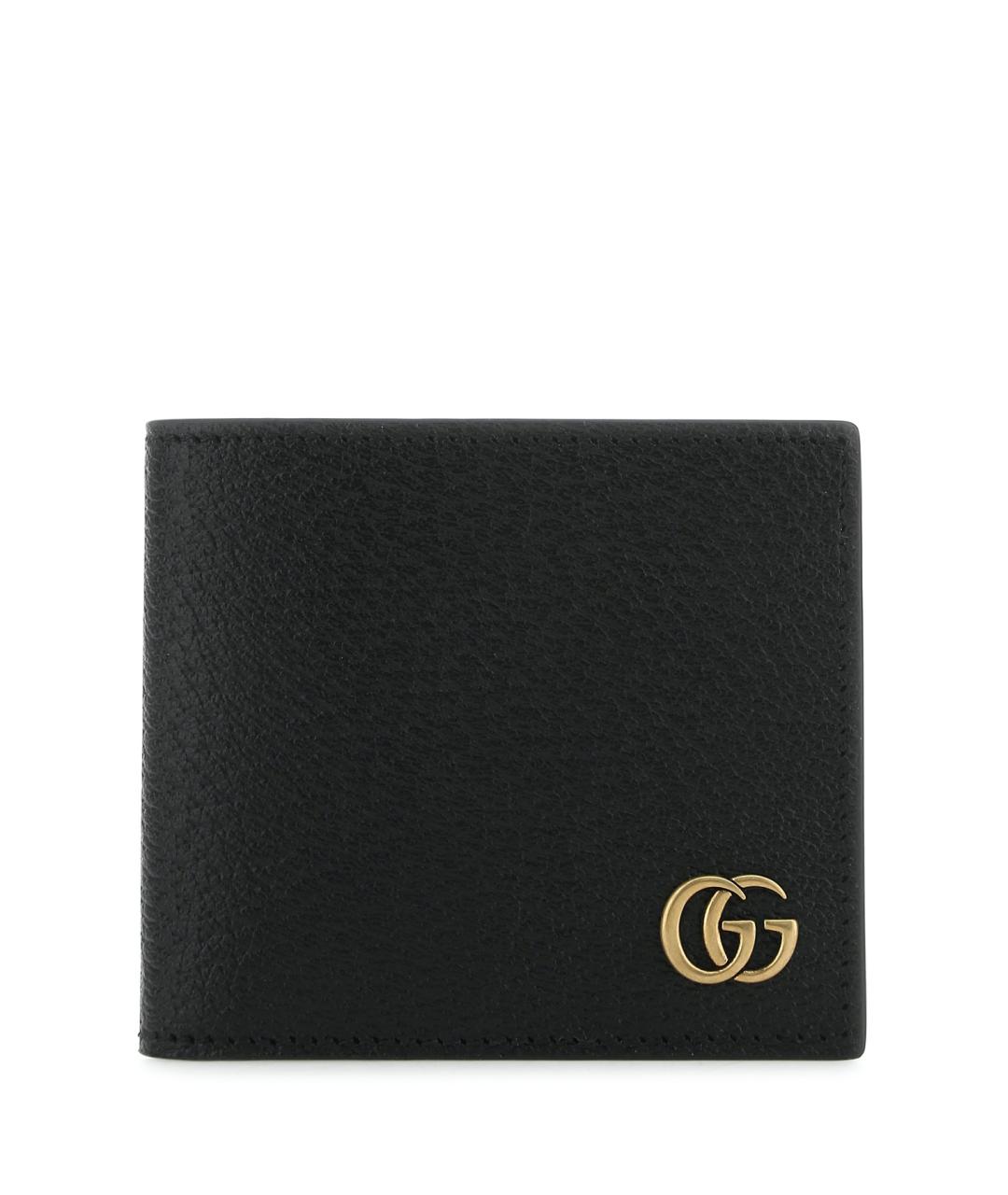 GUCCI Черный кожаный кошелек, фото 1