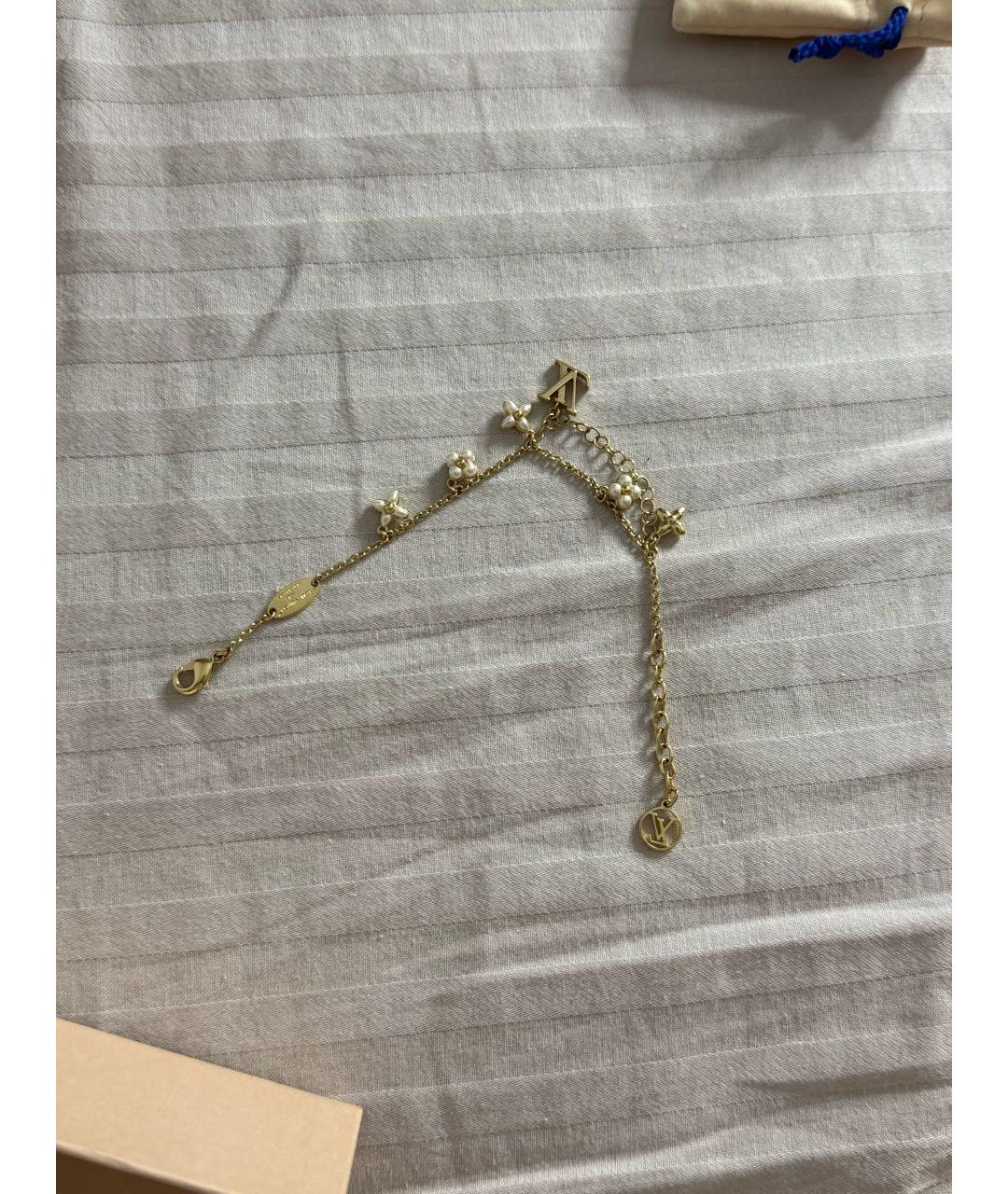 LOUIS VUITTON Золотой позолоченный браслет, фото 3