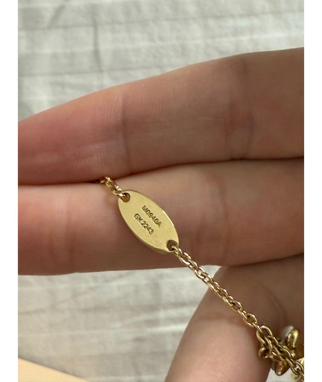 LOUIS VUITTON Золотой позолоченный браслет, фото 6