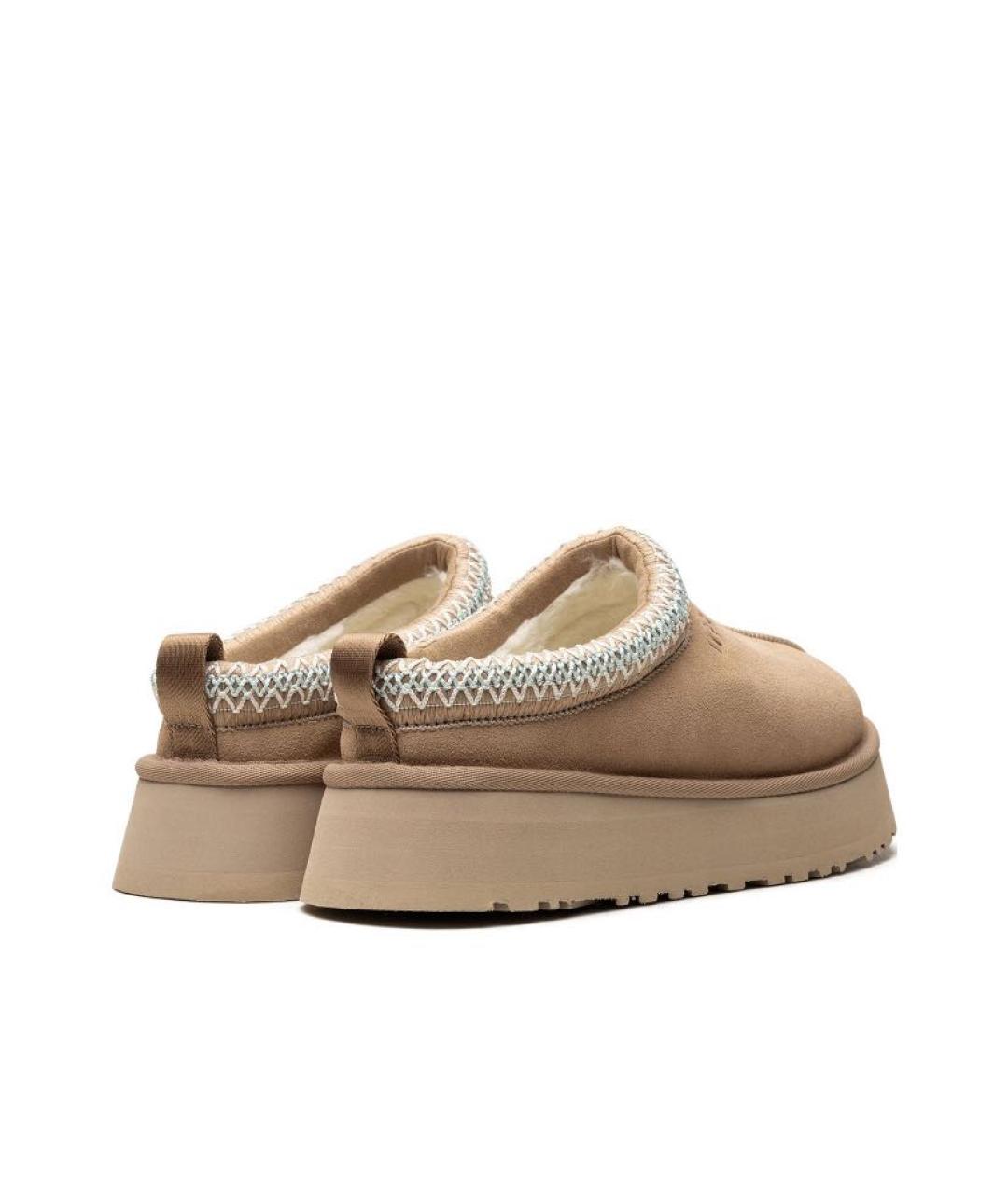 UGG AUSTRALIA Бежевые замшевые мюли, фото 3