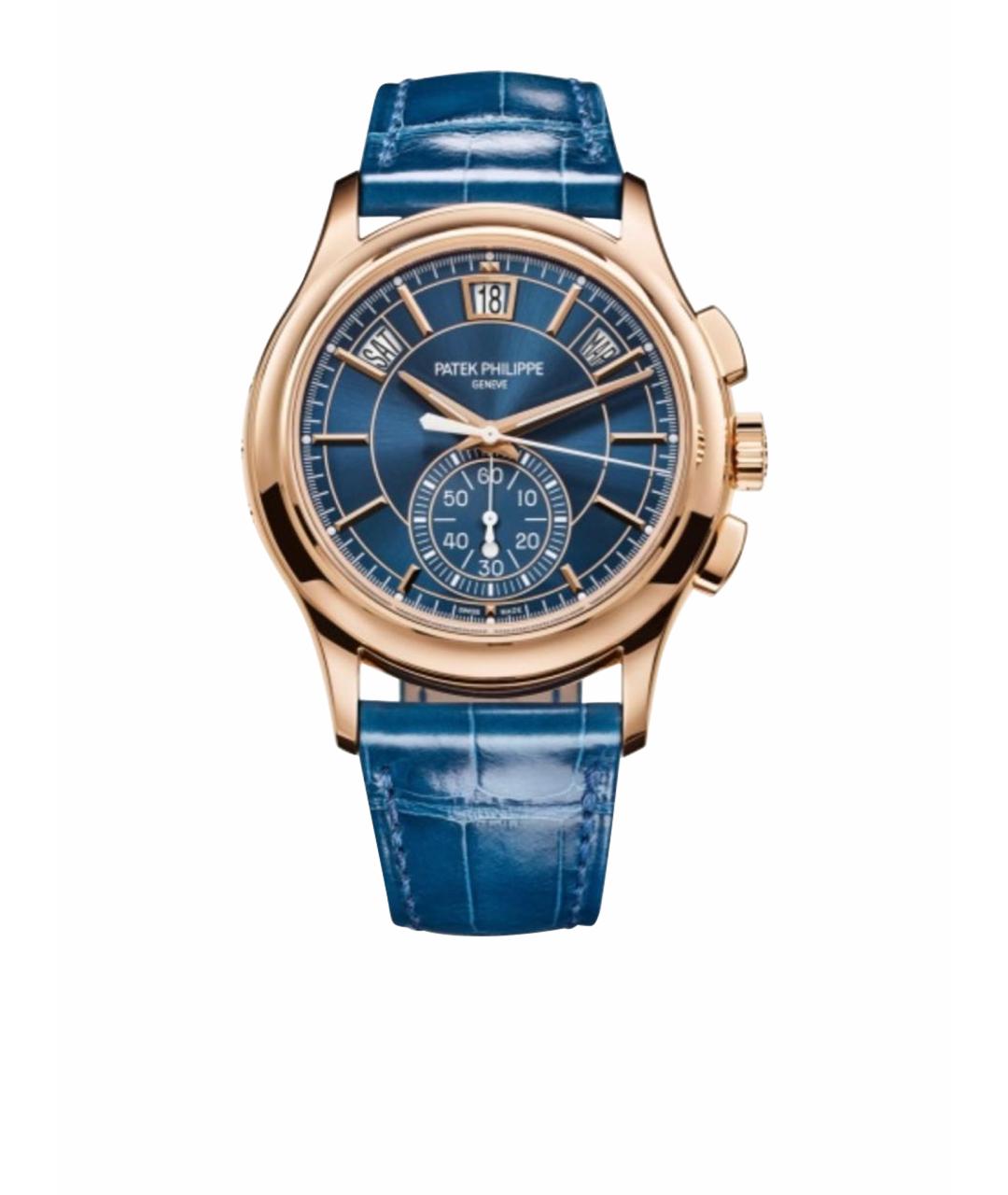 PATEK PHILIPPE Синие часы из розового золота, фото 1