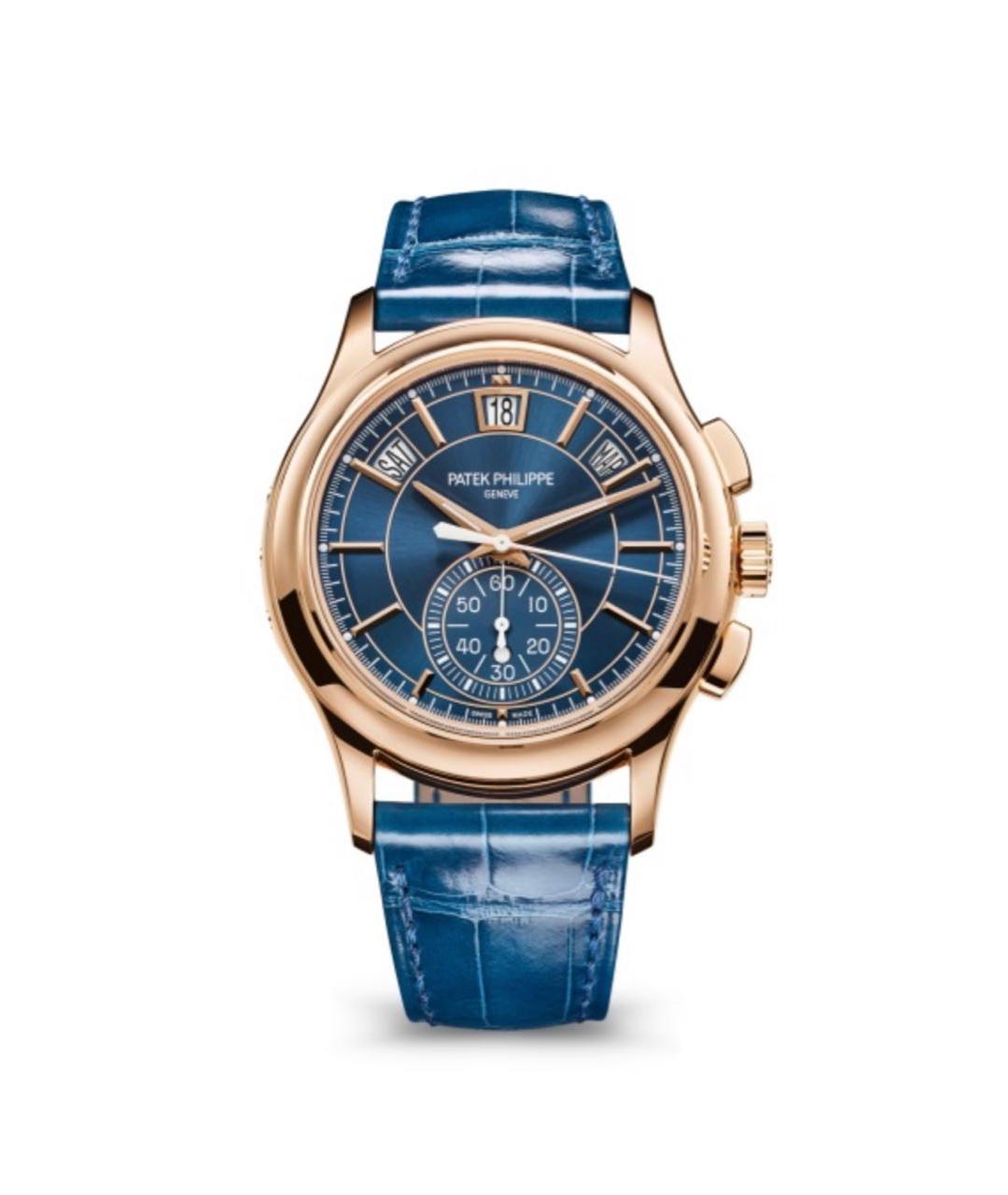 PATEK PHILIPPE Синие часы из розового золота, фото 4