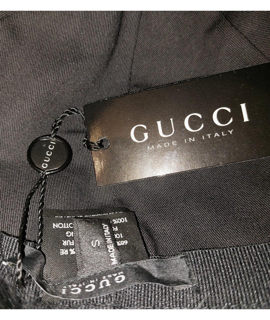 GUCCI Черная кепка, фото 5