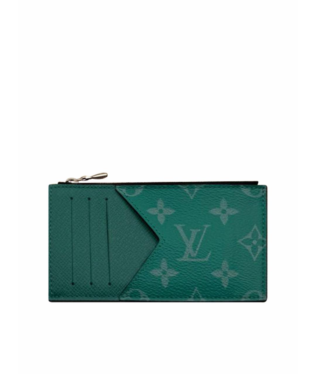 LOUIS VUITTON Бирюзовый кошелек, фото 1