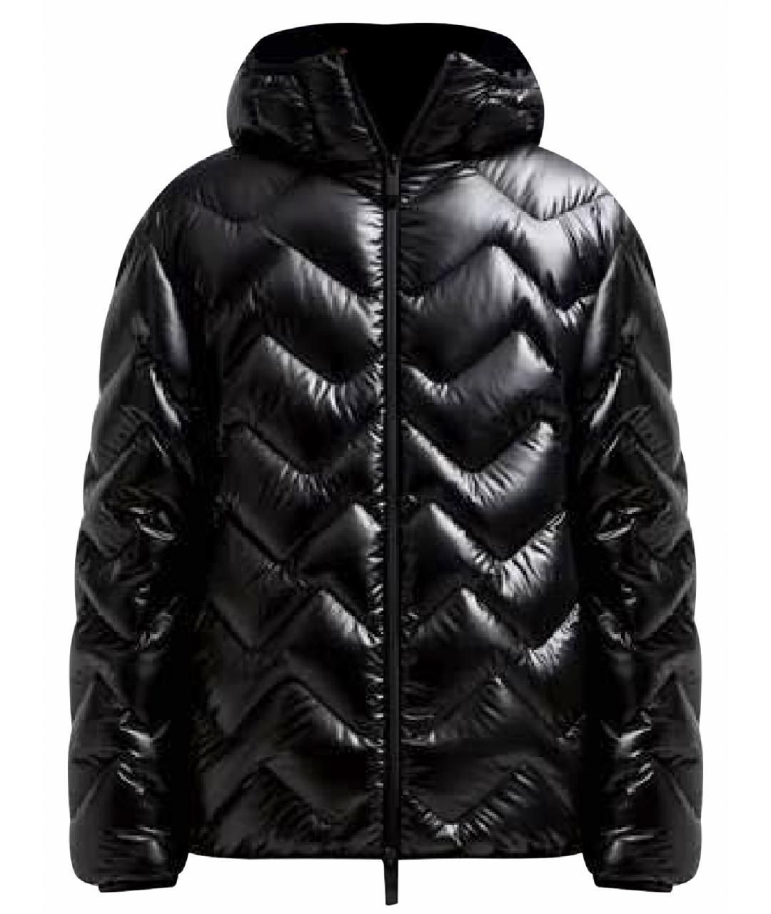 MONCLER Черный пуховик, фото 1