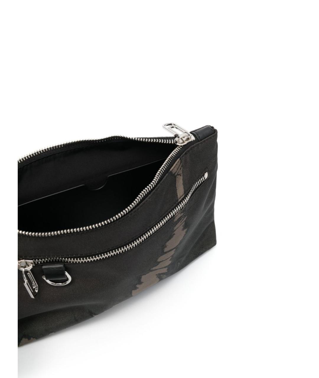 OFF-WHITE Коричневая синтетическая барсетка, фото 4