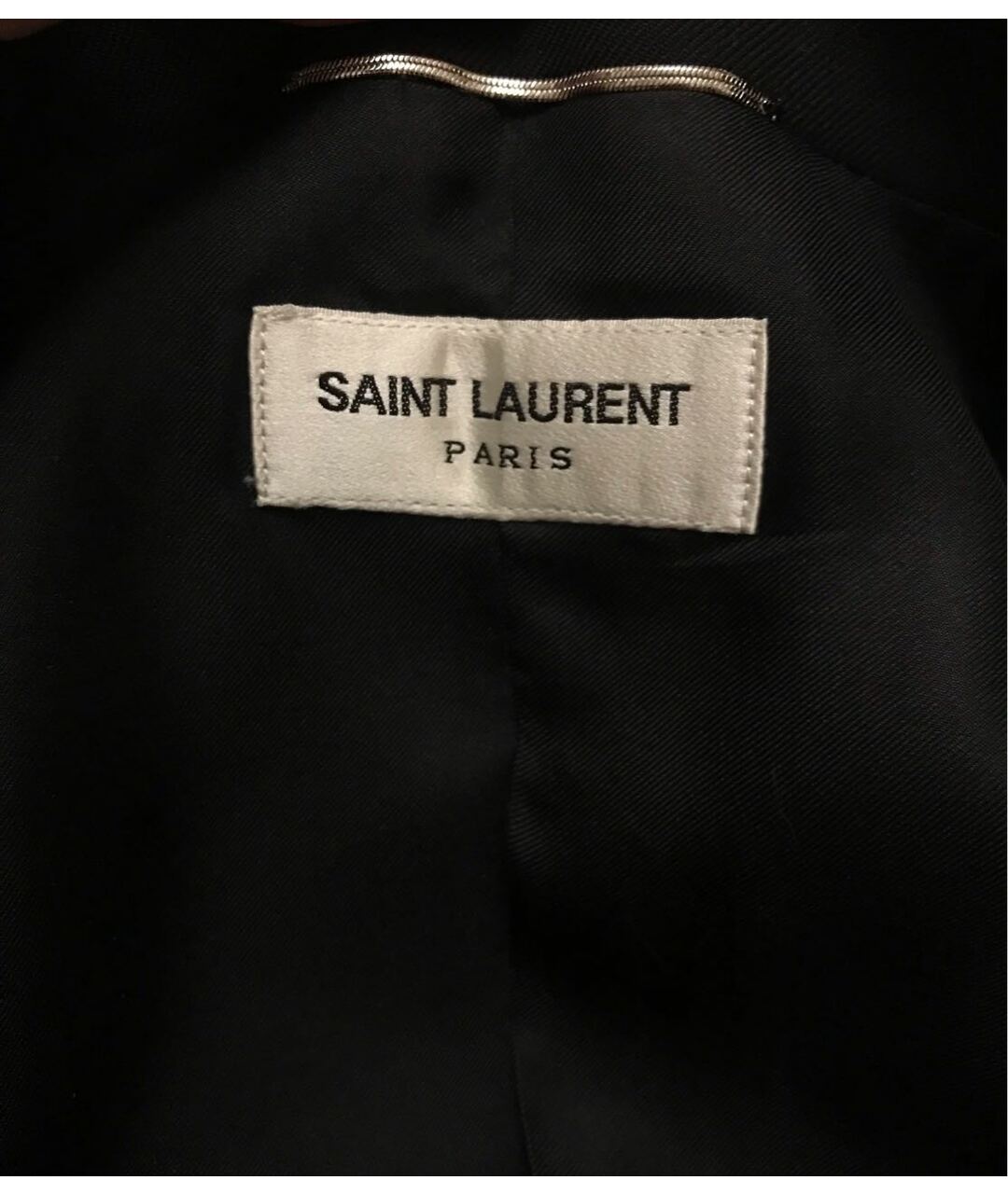 SAINT LAURENT Черный шерстяной пиджак, фото 5