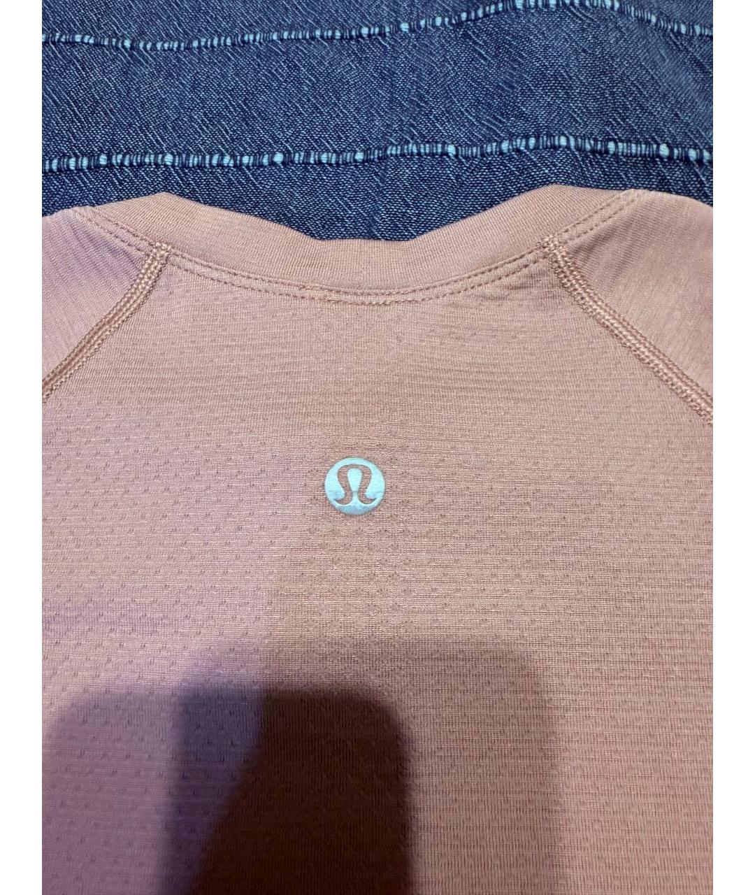 Lululemon Розовая футболка, фото 7