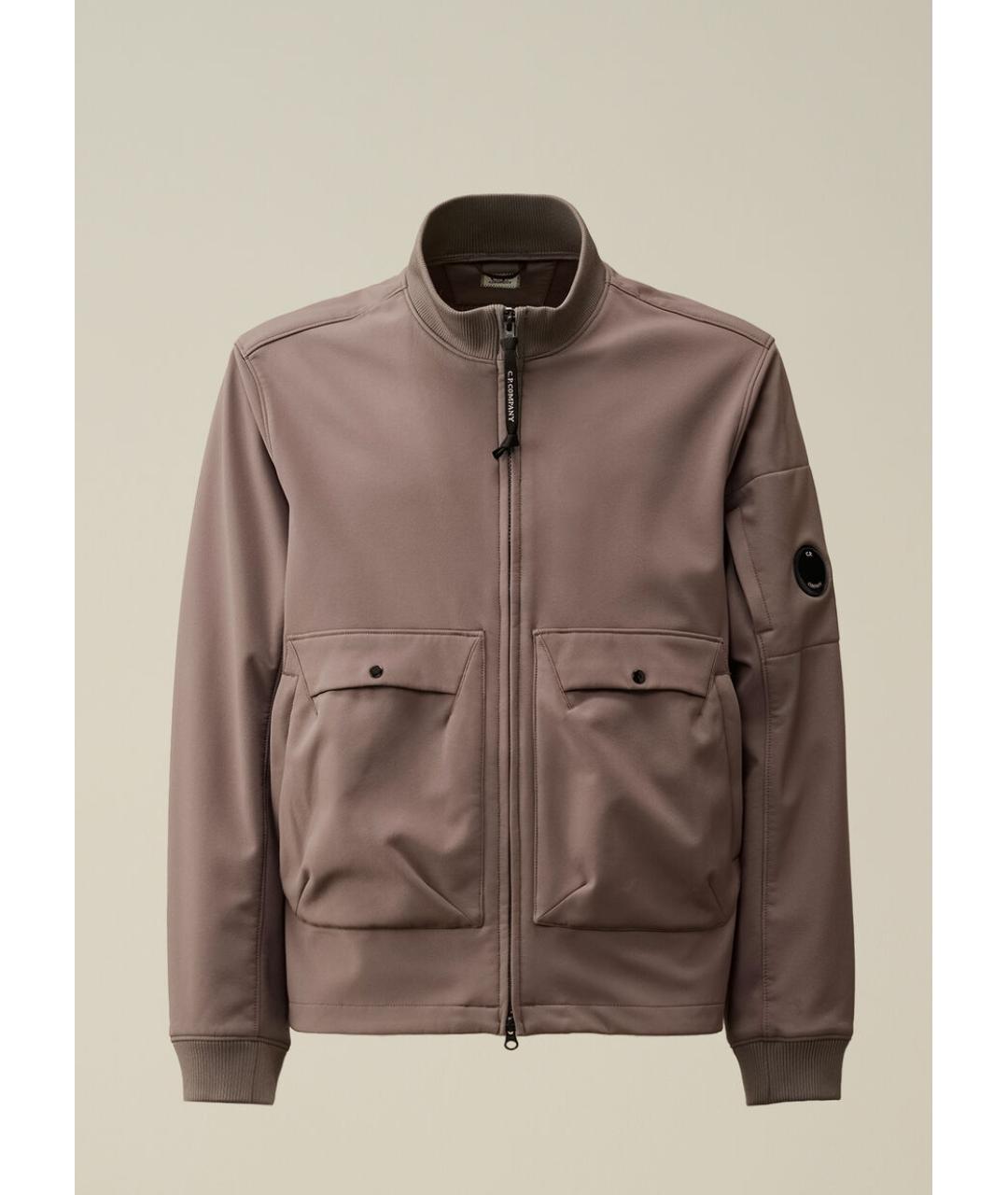 CP COMPANY Серая полиэстеровая спортивная куртка, фото 5
