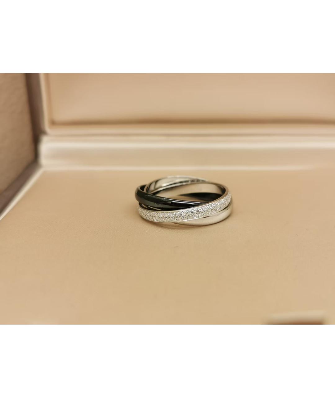 CARTIER Черное кольцо из белого золота, фото 7
