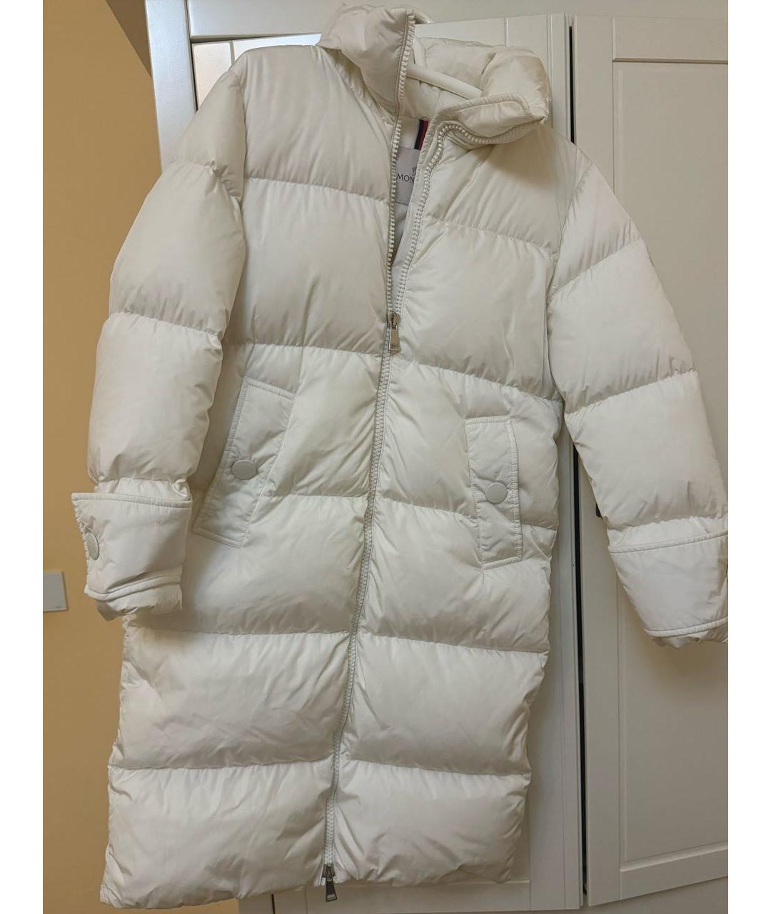 MONCLER Белый пуховик, фото 9