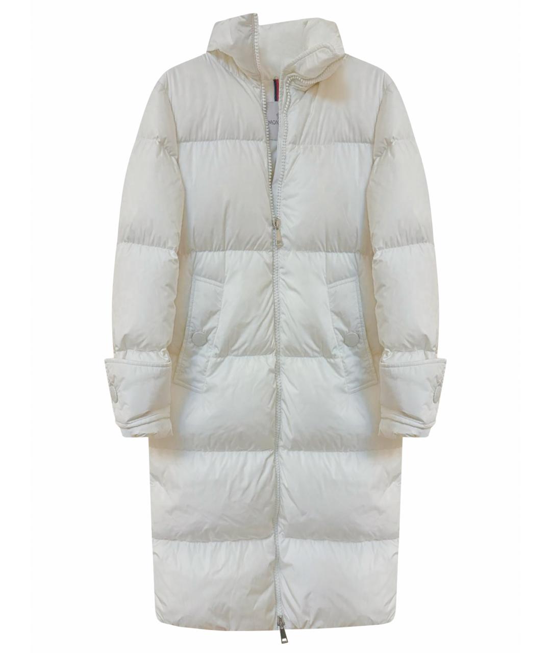 MONCLER Белый пуховик, фото 1