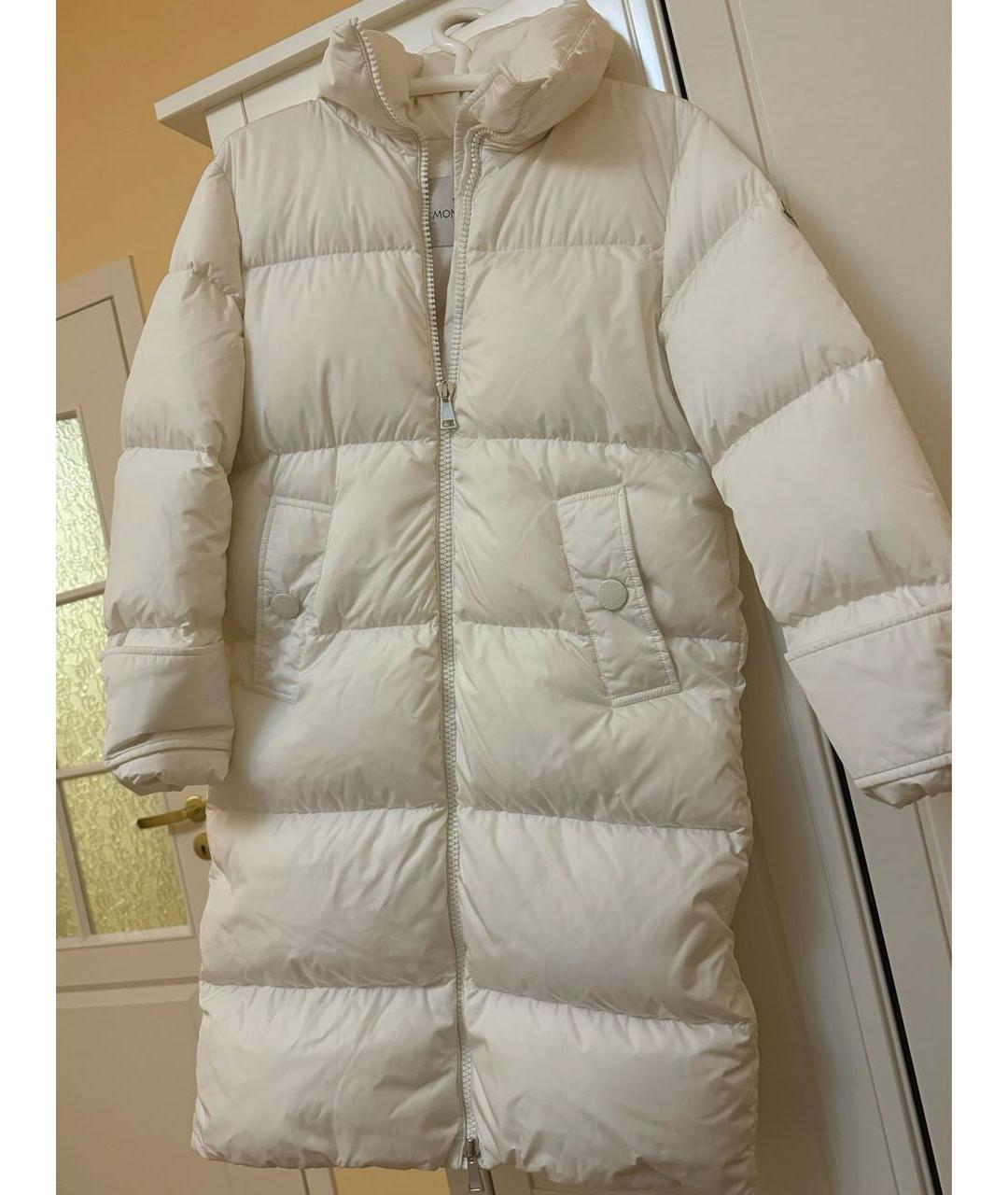 MONCLER Белый пуховик, фото 2