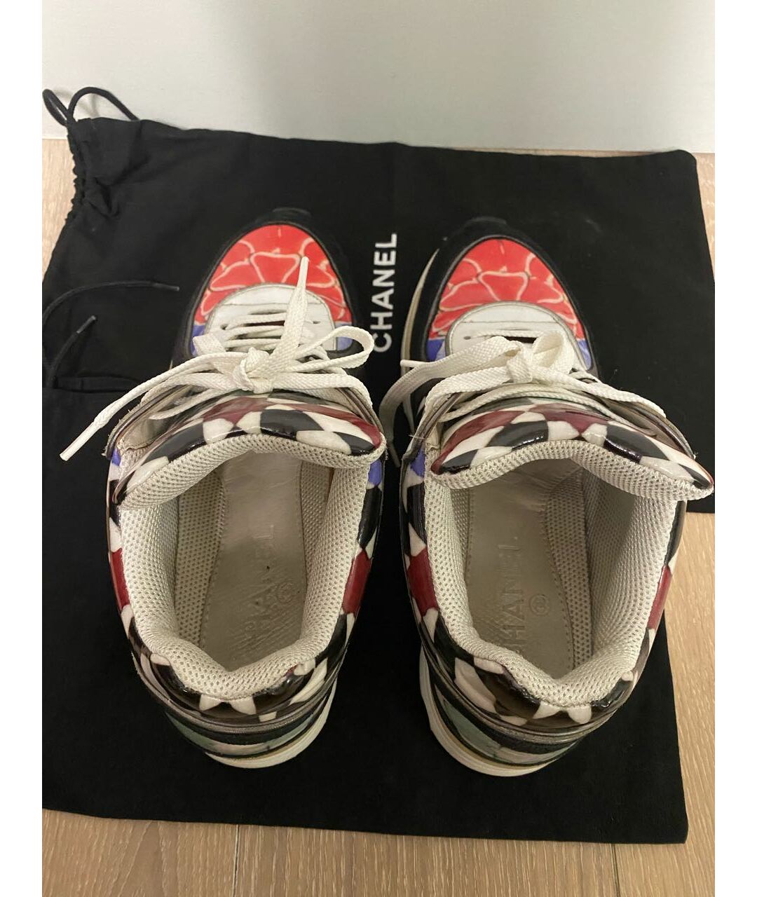 CHANEL Мульти замшевые кроссовки, фото 3