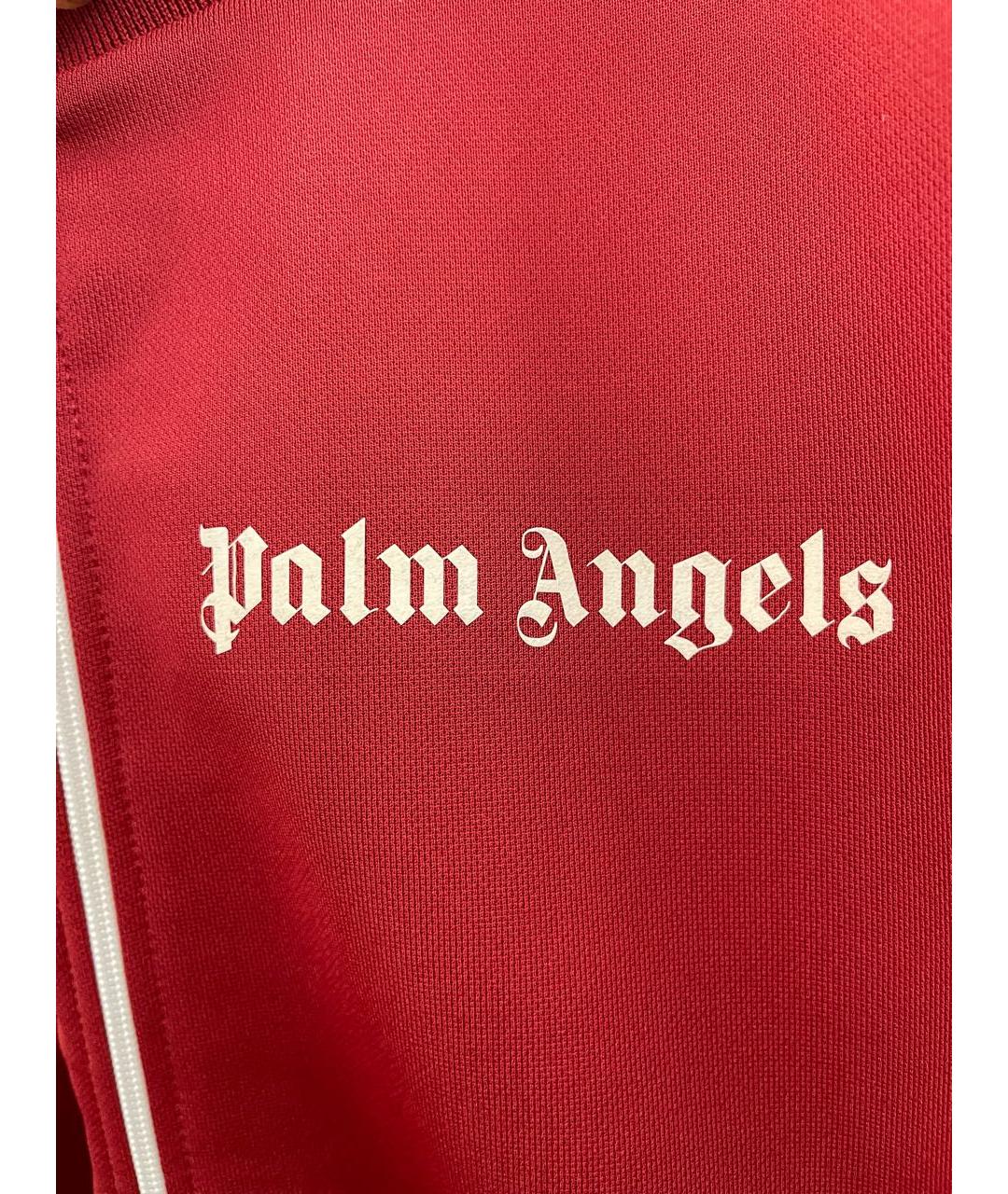 PALM ANGELS Бордовая полиэстеровая спортивная куртка, фото 2