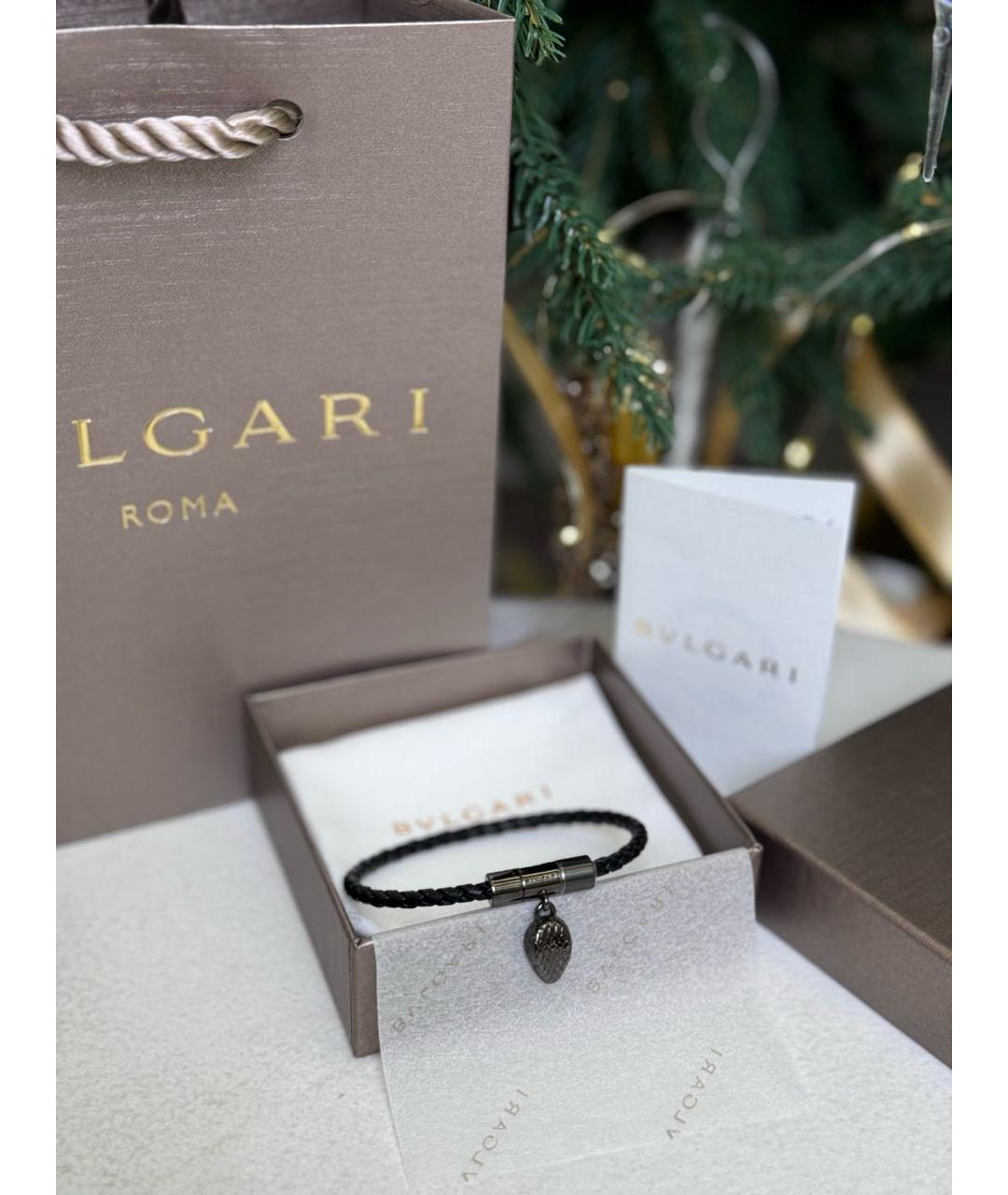 BVLGARI Черный браслет, фото 5