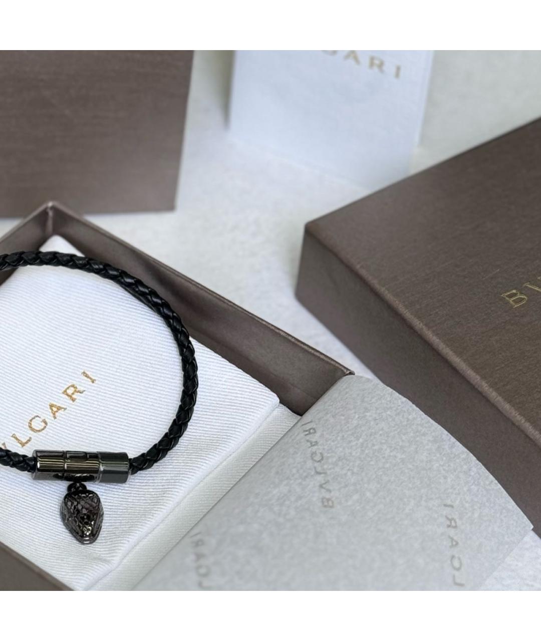 BVLGARI Черный браслет, фото 4