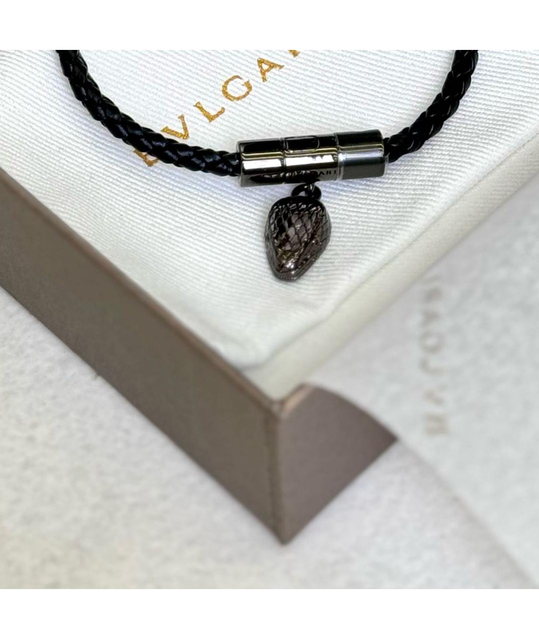 BVLGARI Черный браслет, фото 3