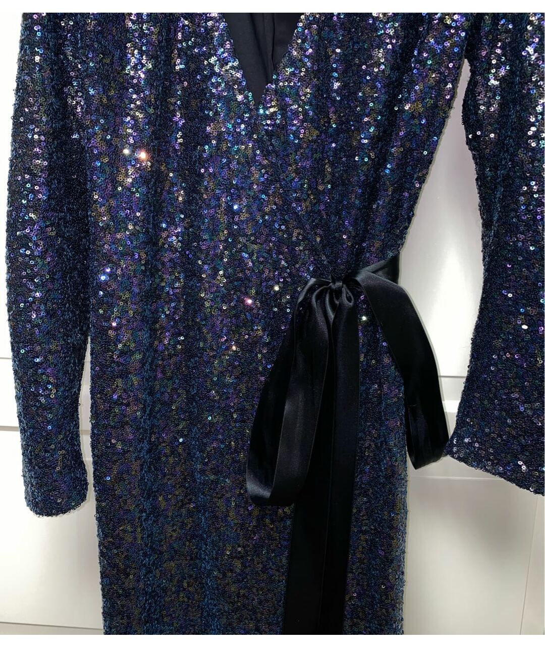 POUSTOVIT Фиолетовое вискозное вечернее платье, фото 4