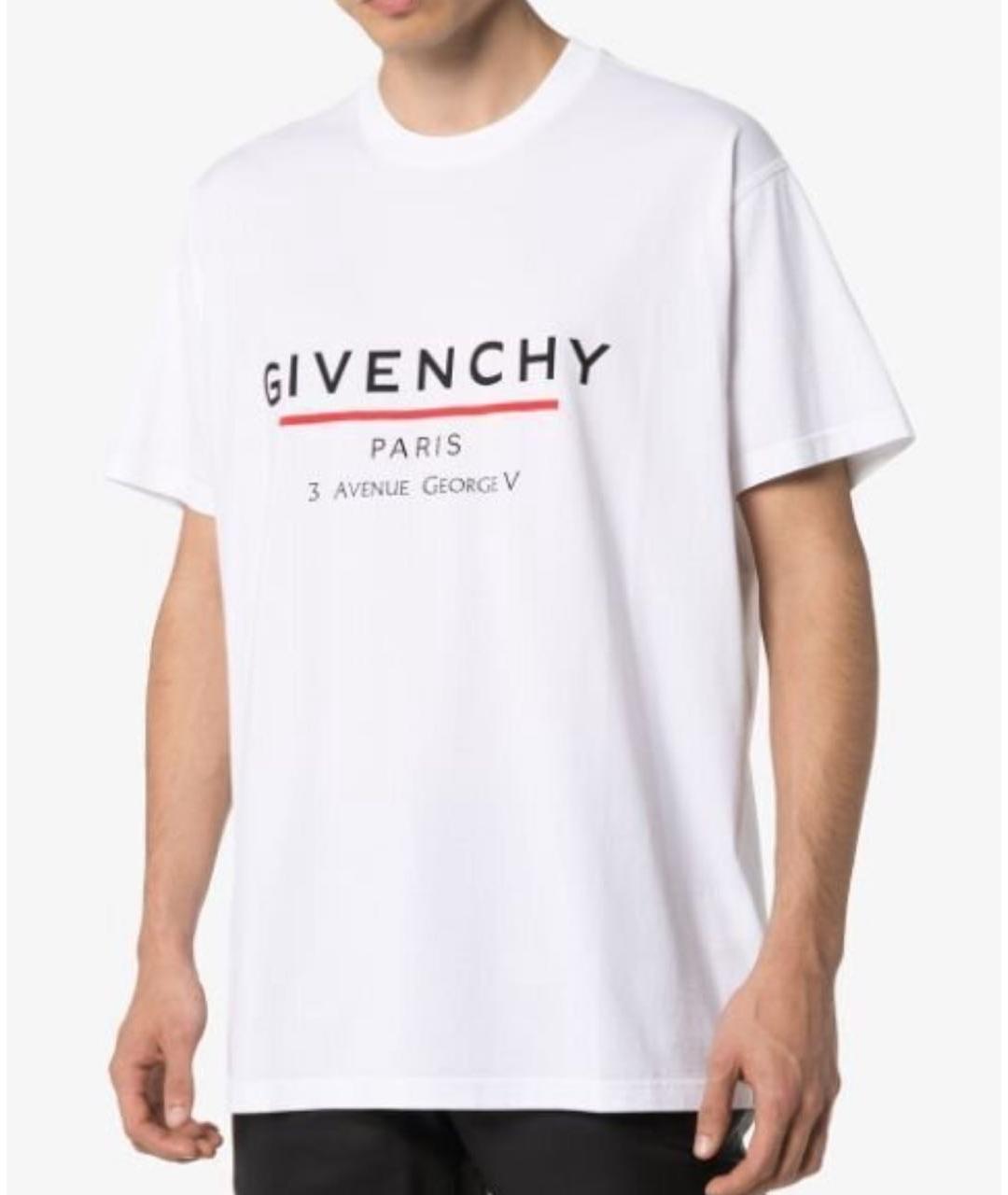 GIVENCHY Белая хлопковая футболка, фото 5