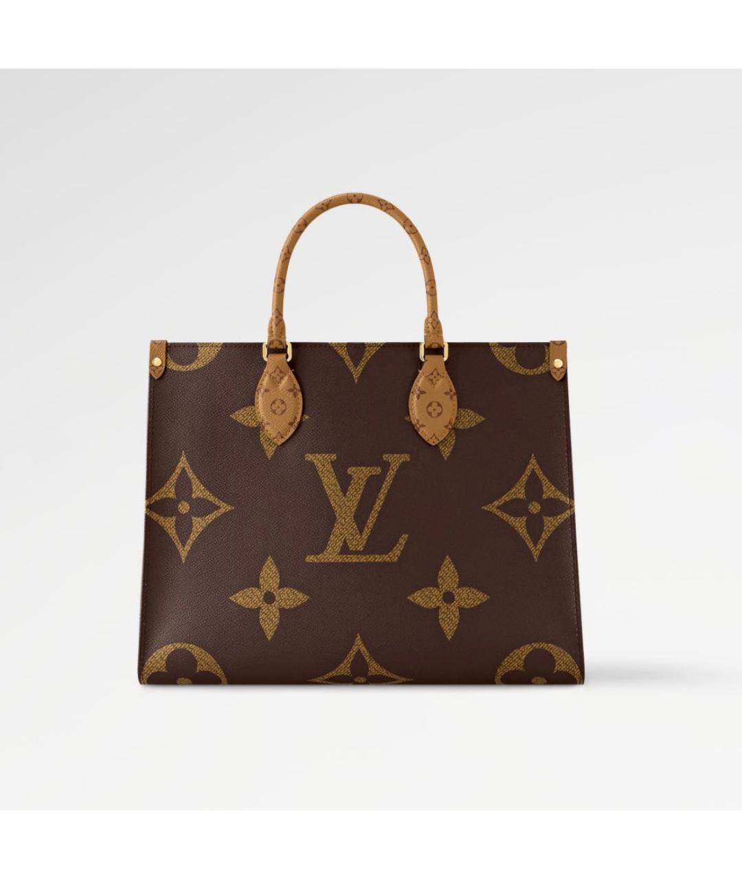 LOUIS VUITTON Коричневая сумка тоут, фото 7