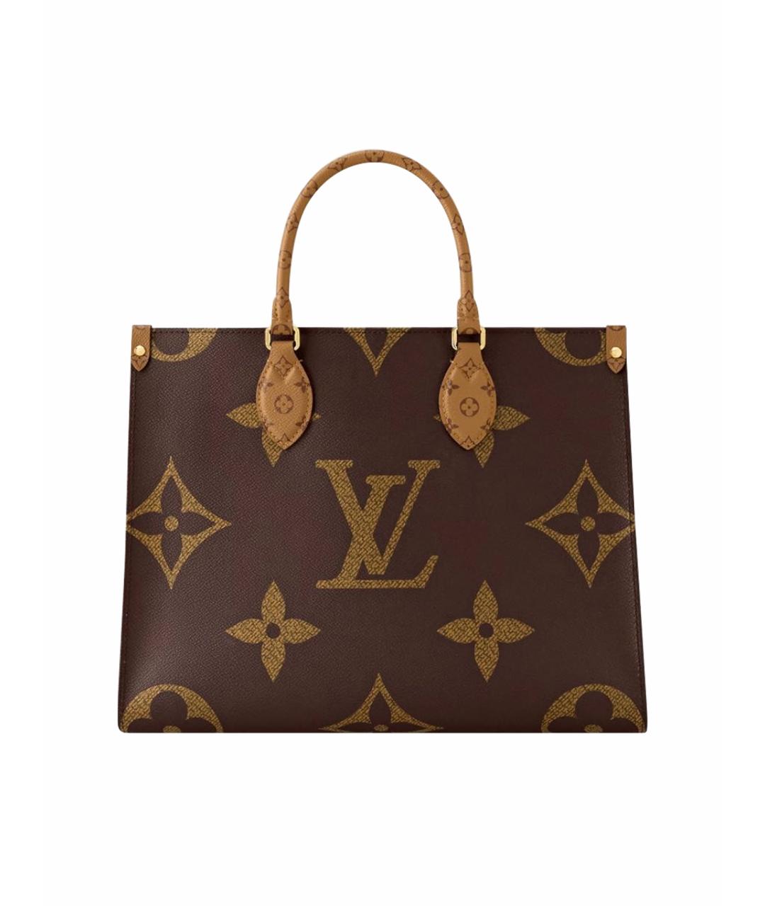 LOUIS VUITTON Коричневая сумка тоут, фото 1