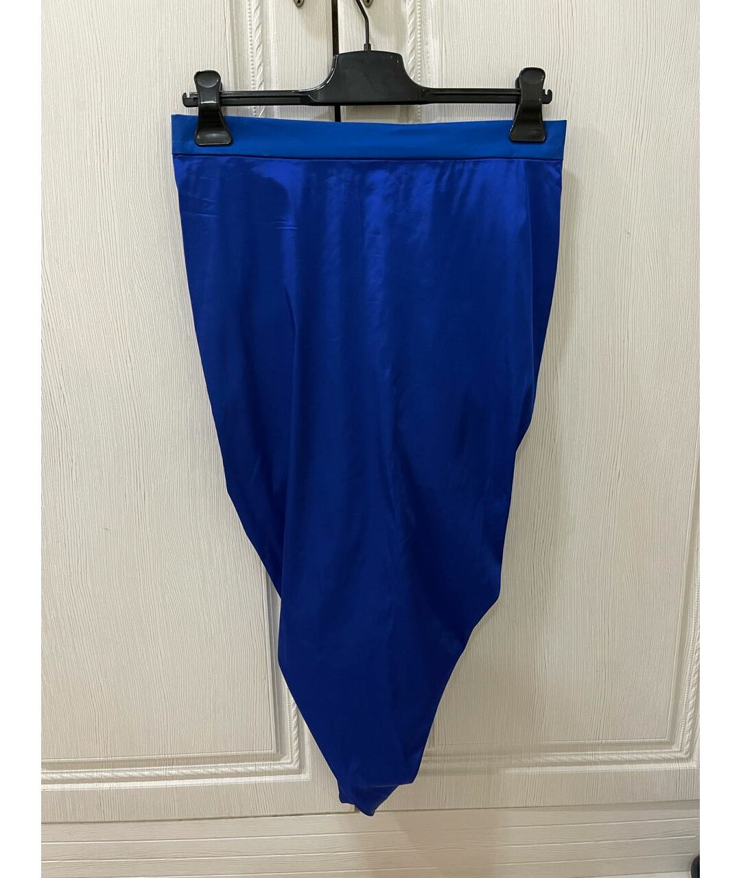 FRANKIE MORELLO Синяя вискозная юбка миди, фото 3