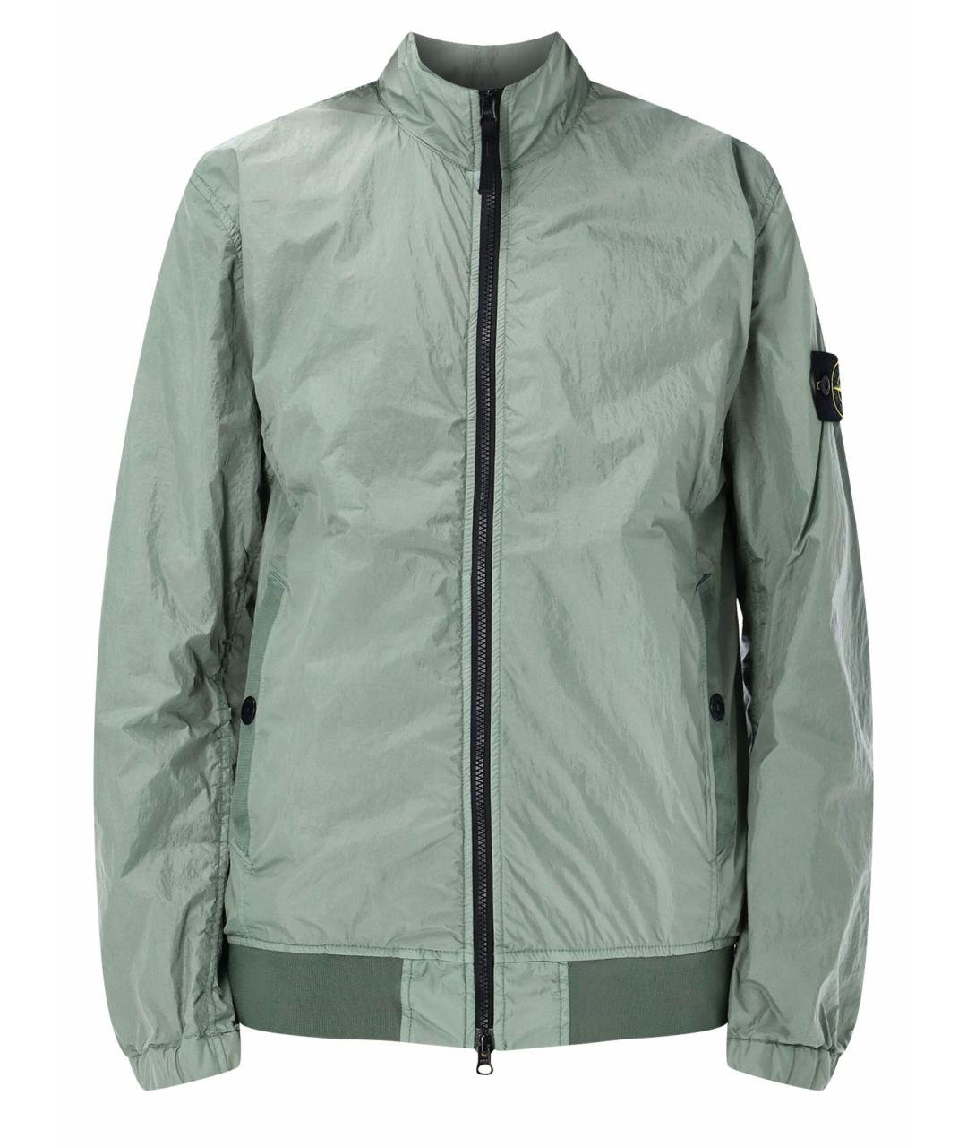 STONE ISLAND Зеленая полиамидовая куртка, фото 1