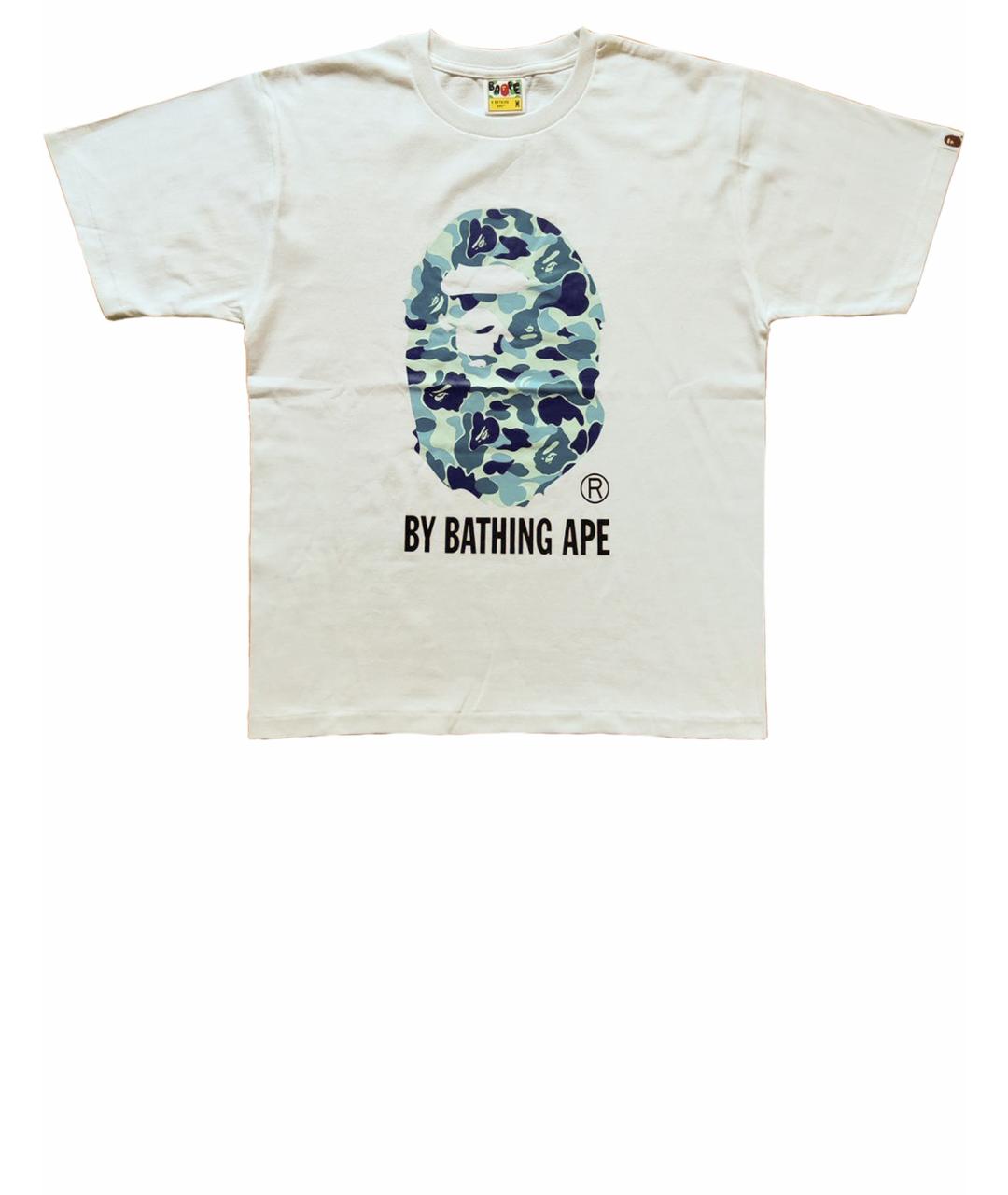 A BATHING APE Белая хлопковая футболка, фото 1