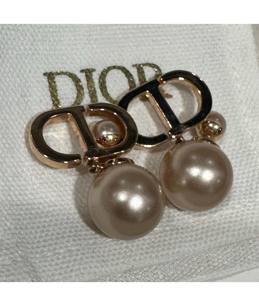 CHRISTIAN DIOR Розовые серьги, фото 3