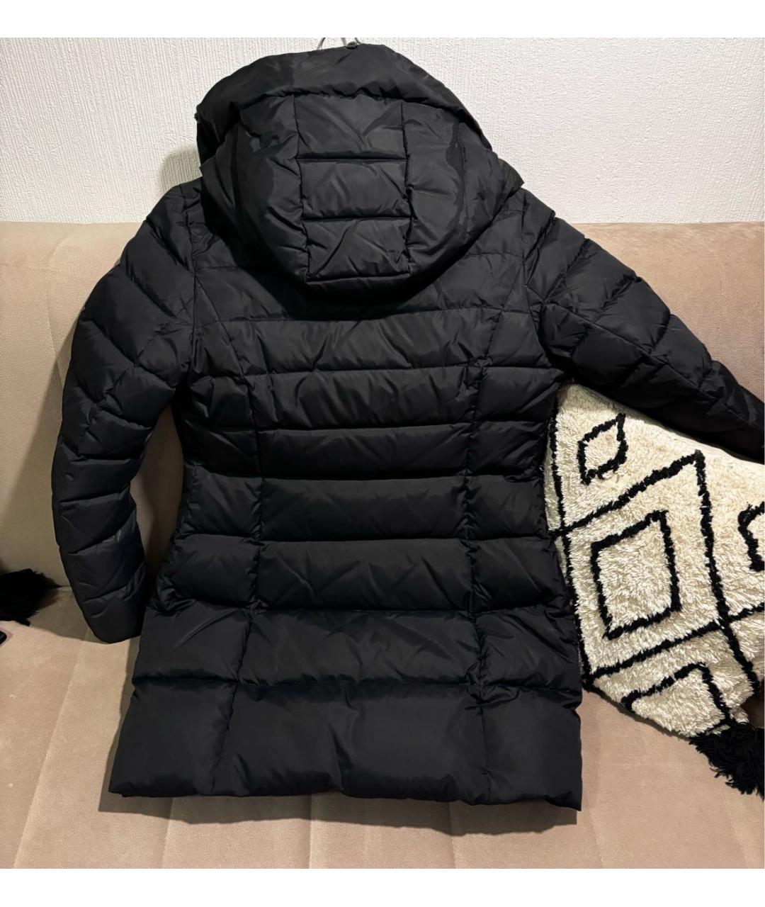 MONCLER Черный пуховик, фото 2