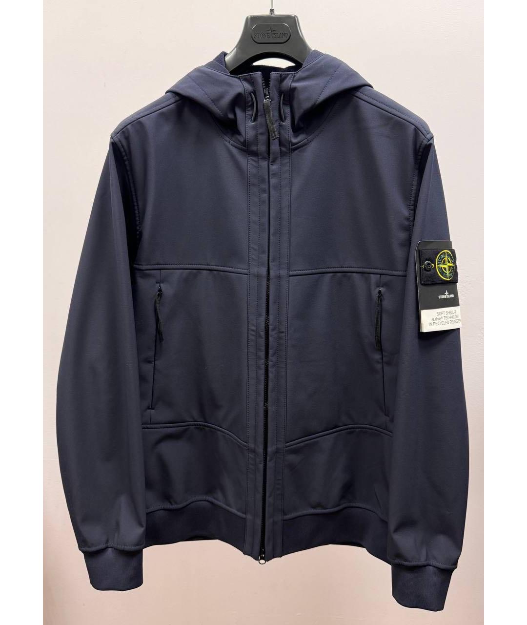 STONE ISLAND Темно-синяя куртка, фото 3