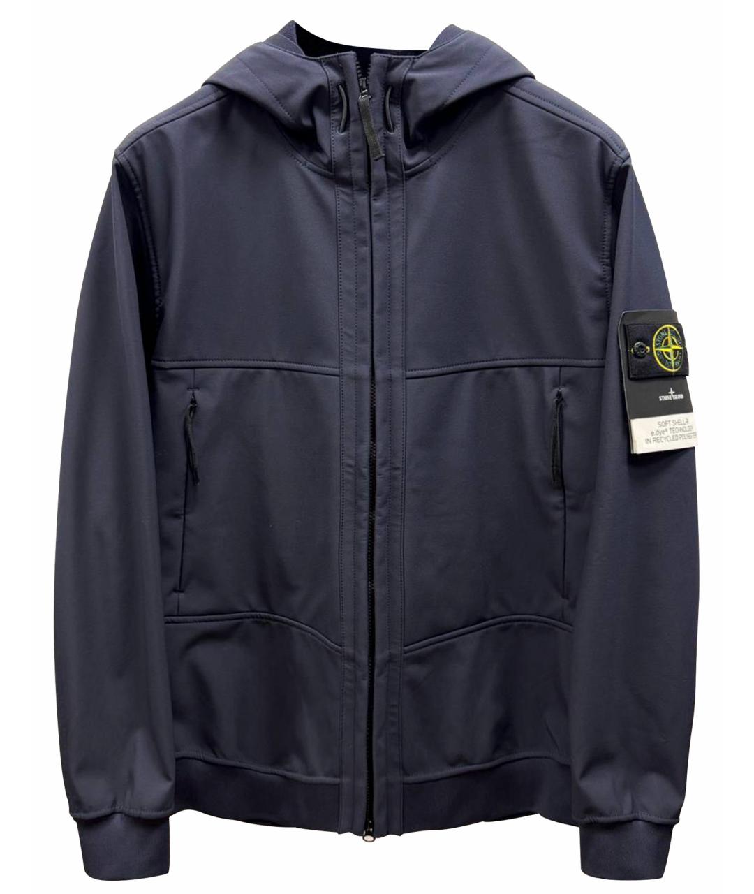 STONE ISLAND Темно-синяя куртка, фото 1