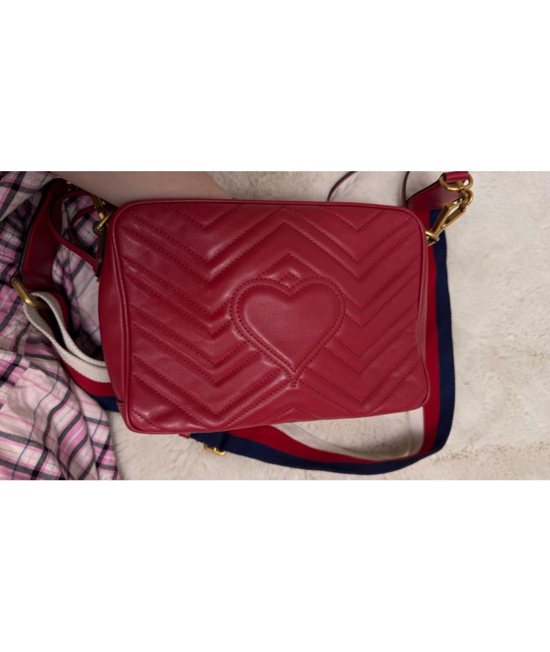 GUCCI Бордовая сумка через плечо, фото 4